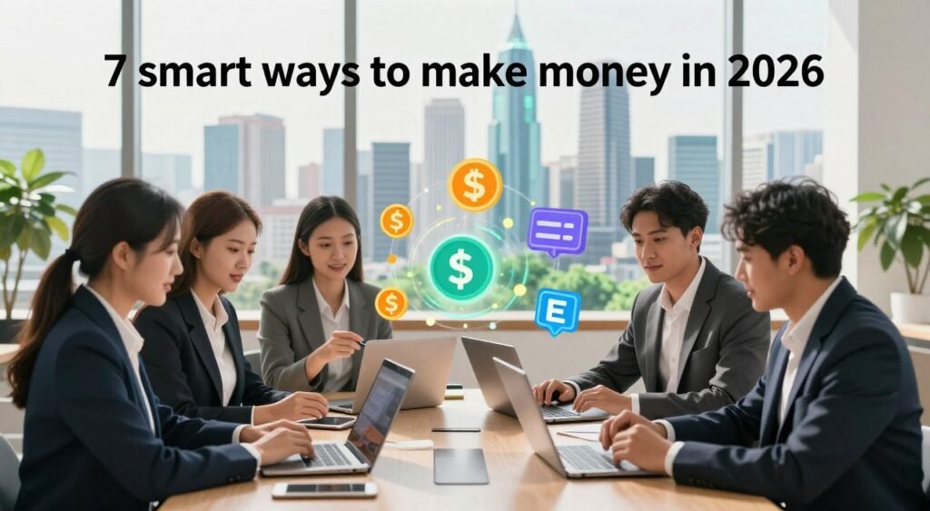 7 Maneiras Inteligentes de Ganhar Dinheiro em 2026