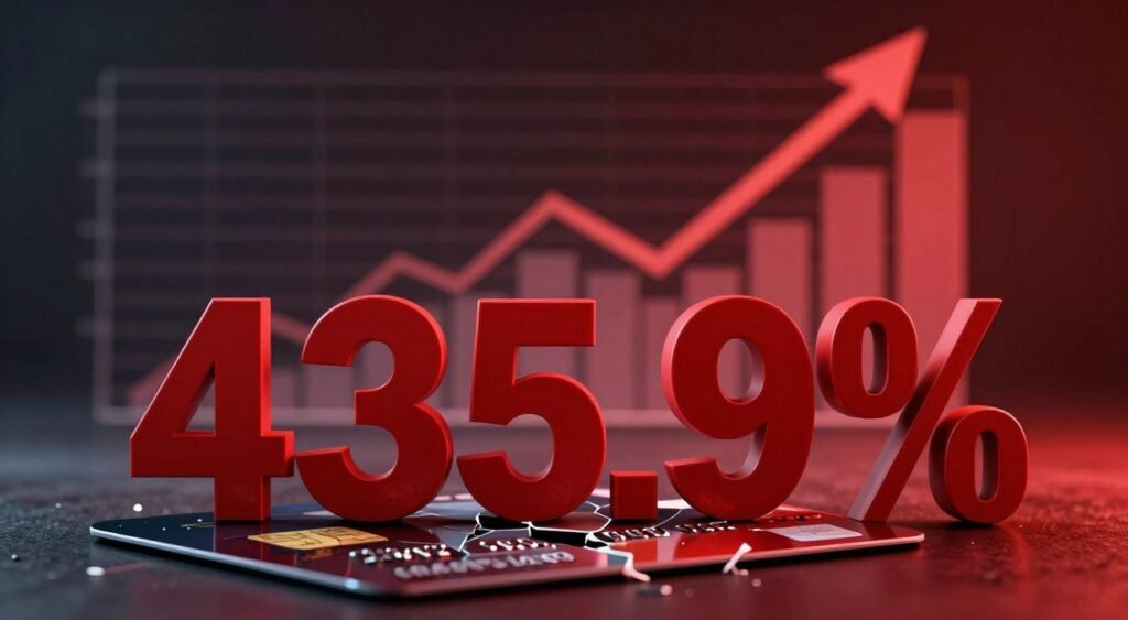 juros do cartão de crédito chegaram a 435,9% ao ano em fevereiro de 2026