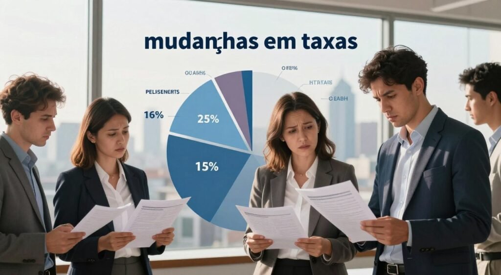 mudanças em taxas mudanças em taxas